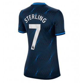 Damen Fußballbekleidung Chelsea Raheem Sterling #7 Auswärtstrikot 2023-24 Kurzarm